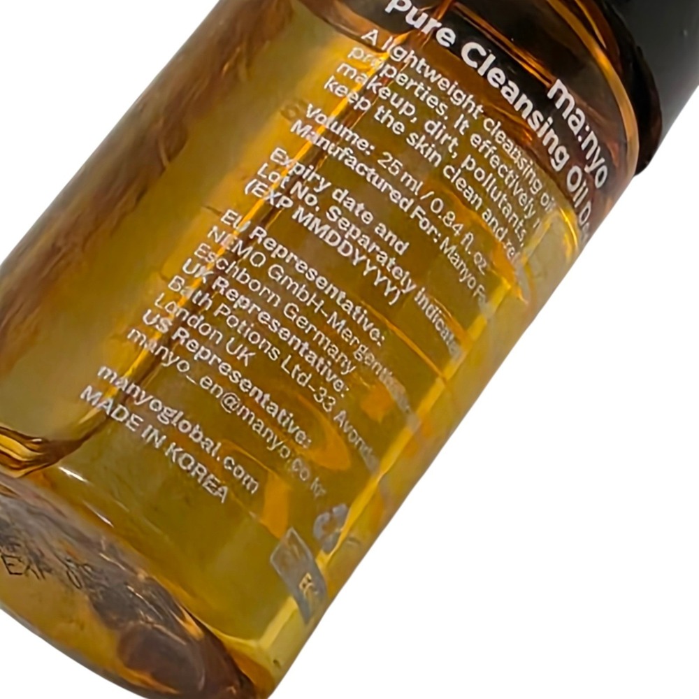 Manyo Pure Cleansing Oil Deep Clean 25ml 0.84 fl oz for Waterproof Heavy Makeup - Picture 7 of 11